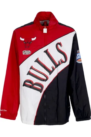 Mitchell & Ness Jassen, Heren, Veelkleurig, S, Polyester, Chicago Bulls Windbreaker Jas