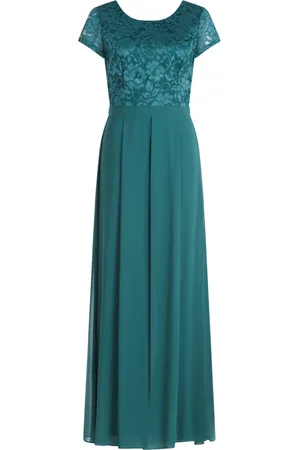 Vera Mont Jumpsuits & Playsuits, Dames, Groen, 3Xl, Korte Mouw Kant Jumpsuit