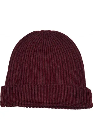 FILIPPO DE LAURENTIIS Accessoires, Dames, Rood, ONE Size, Wol, Beige Wollen Hoed