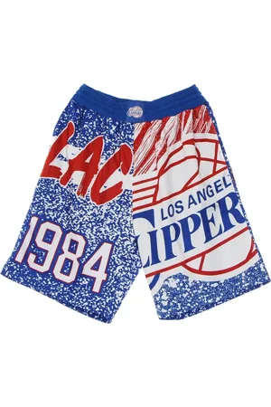 Mitchell & Ness Korte broeken, Heren, Veelkleurig, S, Polyester, NBA Jumbotron Sublimated Basketbalshorts