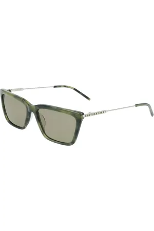 DKNY Accessoires, Dames, Groen, ONE Size, Groene Acetaat UV-filter zonnebril