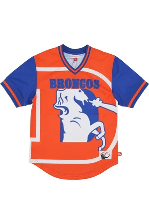 Mitchell & Ness Tops, Heren, Veelkleurig, M, Polyester, NFL Jumbotron 3.0 Mesh V-halsjas