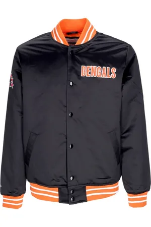 Mitchell & Ness Jassen, Heren, Zwart, S, Polyester, NFL Bomberjack Cincinnati Bengals Viering