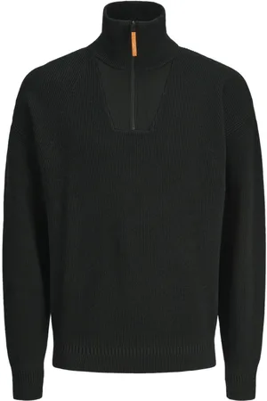 JACK & JONES Truien, Heren, Zwart, 5Xl, Zwarte trui