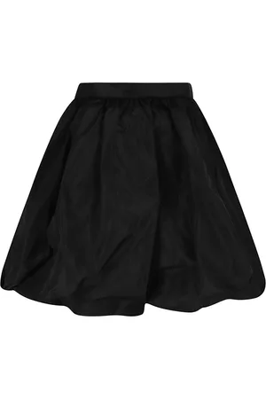 Patou Rokken, Dames, Zwart, S, Elegante Zwarte Rok Genereuze Stijl