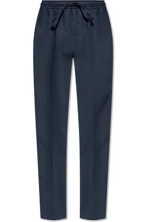 Dolce & Gabbana Broeken, Heren, Blauw, XL, Linnen, Linnen broek