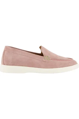 Atelier Verdi Schoenen, Dames, Roze, 37 EU, Nude Loafer Schoenen voor Dames