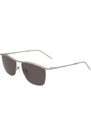 DKNY Accessoires, Dames, Roze, ONE Size, Roségouden Dames Zonnebril met Grijze Lenzen
