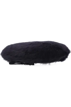Kangol Accessoires, Heren, Zwart, S, Leer, Zwarte Baret met Synthetisch Leer