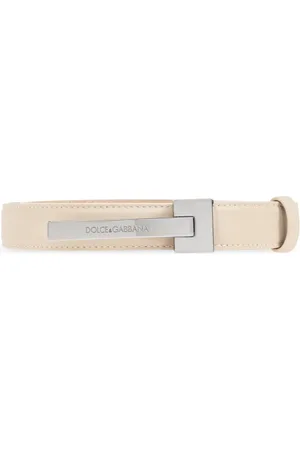 Dolce & Gabbana Accessoires, Heren, , 105 CM, Leer, Leren riem