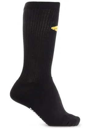 Dsquared2 Ondergoed, Heren, Zwart, L, Katoen, Katoenen Sokken met Logo