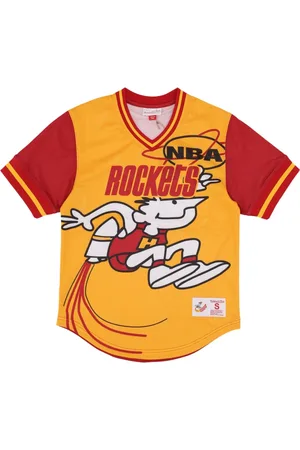 Mitchell & Ness Tops, Heren, Veelkleurig, S, Polyester, NBA Jumbotron 3.0 V-hals Jas
