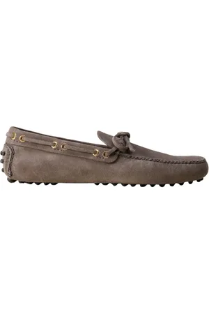 CAR SHOE Schoenen, Heren, Grijs, 45 EU, Grijze Platte Rijdschoenen