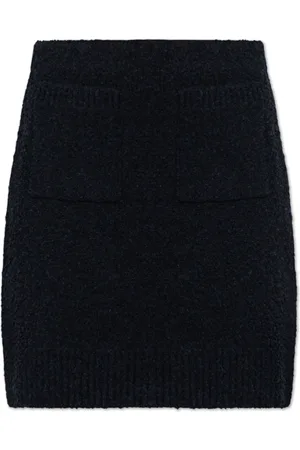 Bottega Veneta Rokken, Dames, Blauw, M, Katoen, Rok met Zakken