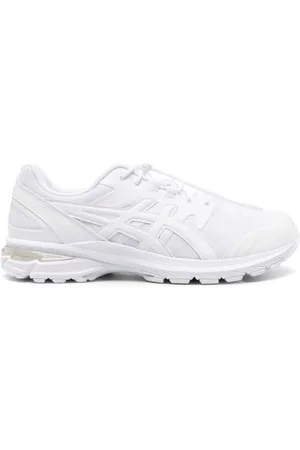Comme des Garçons Schoenen, Heren, Wit, 41 1/2 EU, Leer, Witte Sneakers met Mesh Panelen