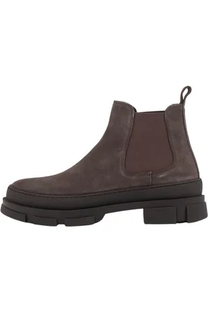 Copenhagen Shoes Schoenen, Heren, Bruin, 42 EU, Suede Chelsea Boot