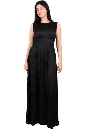 ULLA JOHNSON Kleedjes, Dames, Zwart, M, Delia Zwart Jurk Jurk