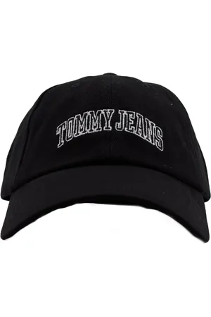 Tommy Hilfiger Accessoires, Heren, Zwart, ONE Size, Varsity Caps voor een sportieve look