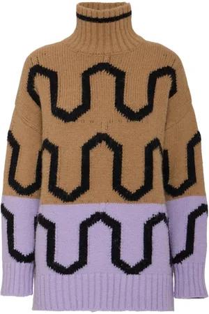 La DoubleJ Truien, Dames, , L, Wol, Comber Turtleneck
