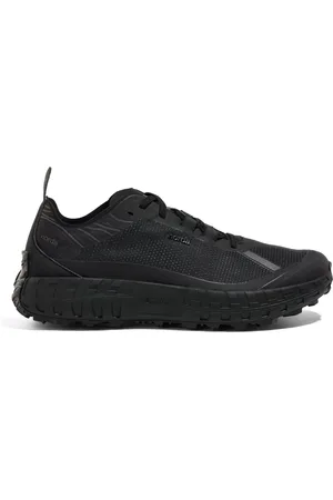 Norda Schoenen, Heren, Zwart, 44 1/2 EU, Zwarte Platte Trail Hardloopschoenen