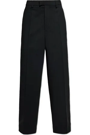 Vetements Broeken, Heren, Zwart, S, Wol, Wollen broek
