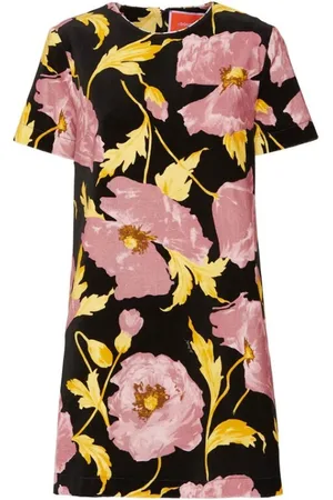 La DoubleJ Kleedjes, Dames, Veelkleurig, XL, Mini Swing Jurk