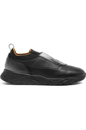 santoni Schoenen, Heren, Zwart, 40 EU, Leer, Casual Sneakers voor dagelijks gebruik