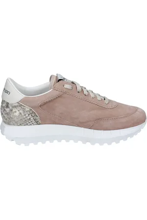 Stokton Schoenen, Dames, Roze, 37 EU, Suède, Suede Damessneakers