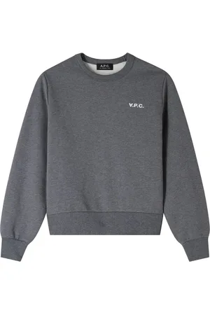 A.P.C. Sweatshirts & Hoodies, Dames, Grijs, M, Katoen, Boxy Sweatshirt