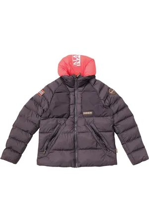 Napapijri Jassen, Heren, Bruin, L, Marineblauwe Stijlvolle Jas