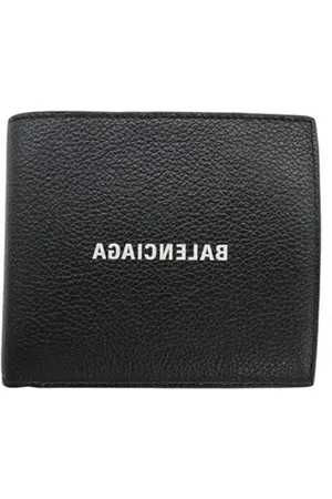 Balenciaga Pre-owned, Heren, Zwart, ONE Size, Tweedehands leren portemonnees