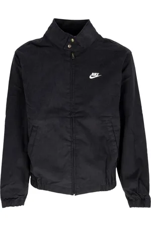Nike Jassen, Heren, Zwart, S, Katoen, Corduroy Harrington Jack Zwart/Wit
