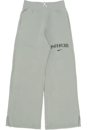 Nike Broeken, Dames, Grijs, S, Katoen, High-Rise Fleece Sportbroek Jade Horizon