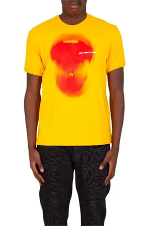 MISBHV Tops, Heren, Geel, S, Gele LSD Print Tee