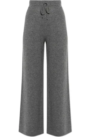 THEORY Broeken, Dames, Grijs, XS, Wol, Wijde broek
