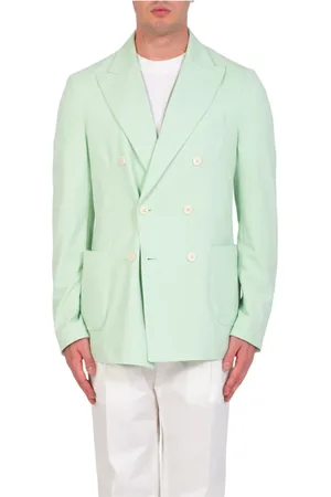 Circolo Jassen, Heren, Groen, XL, Pastel Double-Breast Blazer