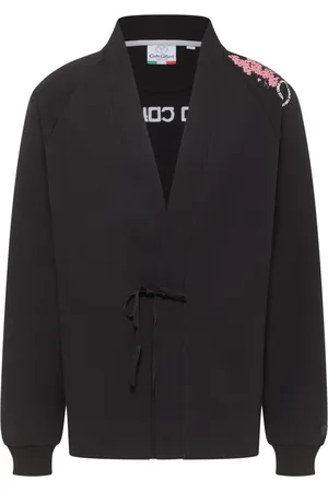 Carlo Colucci Jassen, Heren, Zwart, 2Xl, Kimono Collectie: Milano naar Tokyo