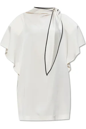 Stella McCartney Kleedjes, Dames, Wit, XS, Jurk met Zakken