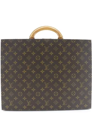 LOUIS VUITTON Pre-owned, Dames, Bruin, ONE Size, Pre-owned Canvas briefcases