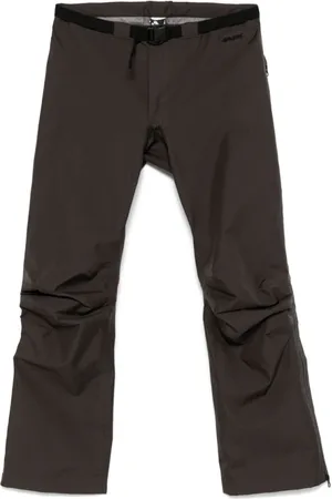 GR10K Broeken, Heren, Grijs, M, Waterdichte technische broek met logoborduursel