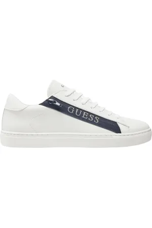 Guess Schoenen, Heren, Wit, 44 EU, Witte Sportieve Synthetische Sneakers