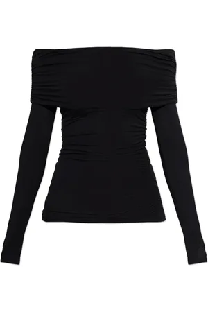 RAG&BONE Tops, Dames, Zwart, M, Leer, Top Luca