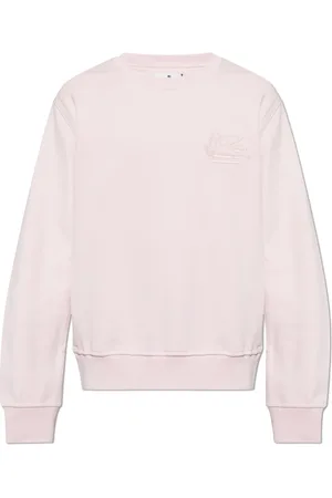 Etro Sweatshirts & Hoodies, Heren, Roze, M, Katoen, Katoenen sweatshirt met geborduurd logo