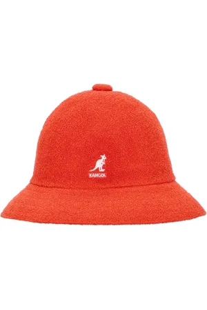 Kangol Accessoires, Heren, Oranje, S, Nylon, Casual Bermuda Bucket Hat Cherry Glow