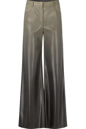 Marc Cain Broeken, Dames, Groen, M, Warri Fun-Leather Broek