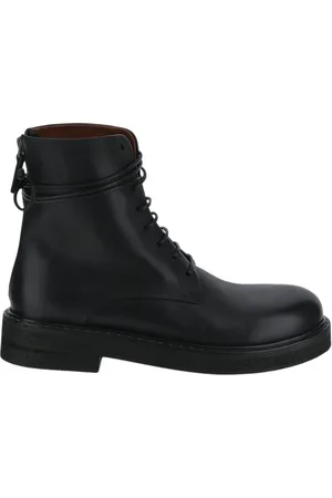 MARSÈLL Schoenen, Dames, Zwart, 38 EU, Leer, Leren laars met unieke stijl
