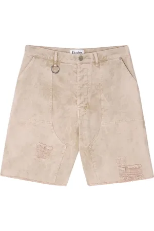 Etudes Korte broeken, Heren, , L, Denim, Zand Geverfde Denim Broek