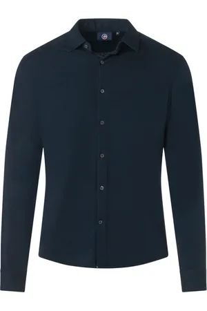 Fusalp Overhemden, Heren, Blauw, 2Xl, Katoen, Casual Shirts