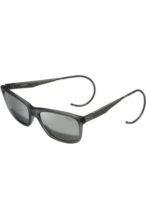 Chopard Accessoires, Heren, Grijs, ONE Size, Grijze Rook Spiegel Zonnebril