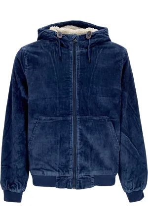 Element Jassen, Heren, Blauw, M, Katoen, Cordjack met Sherpa-voering